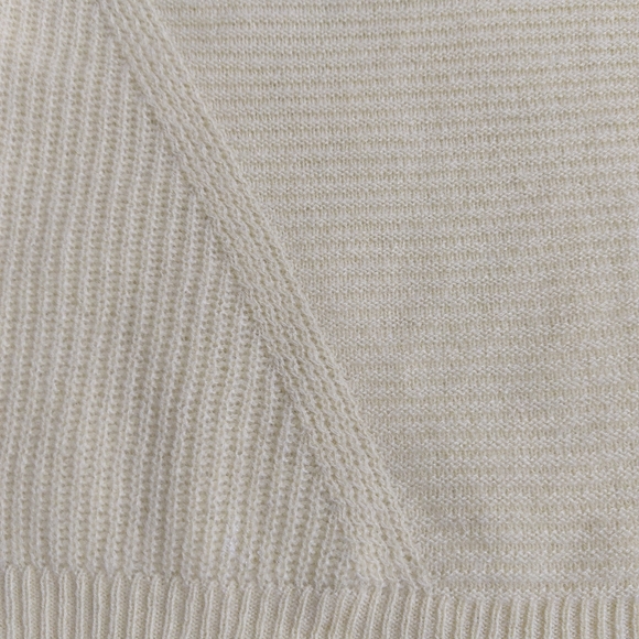 Pure Collection Cashmere lightweight Butter yellow ribbed knit sweater. Size 10 - Picture 5 of 5